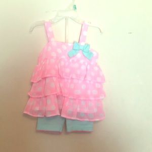 Baby shorts and tank outfit